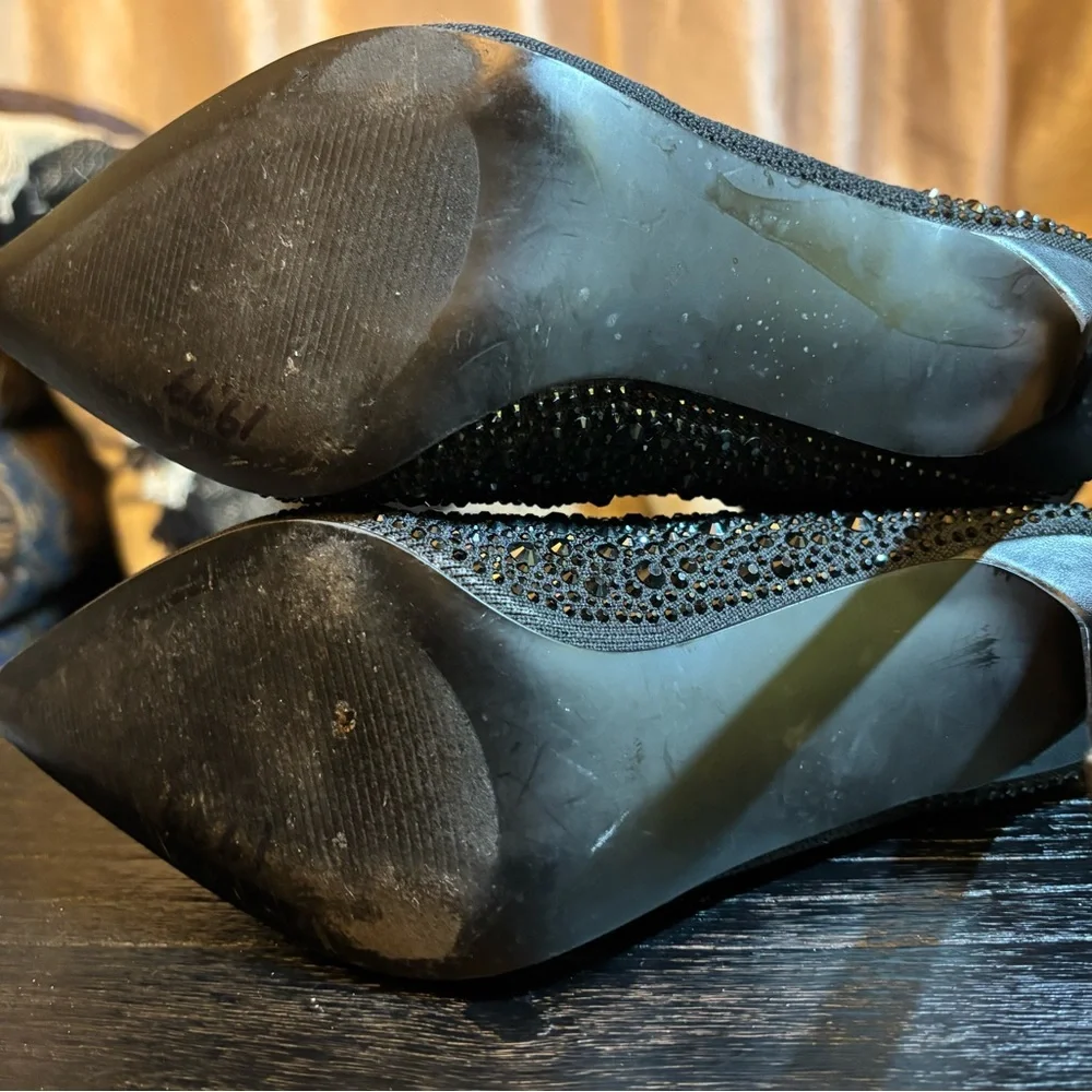 Steve Madden knit and rhinestone booties. - Picture 7 of 7